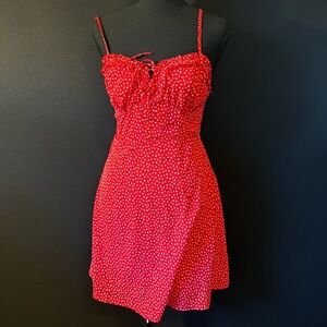 Princess Polly Red and White Mini Dress